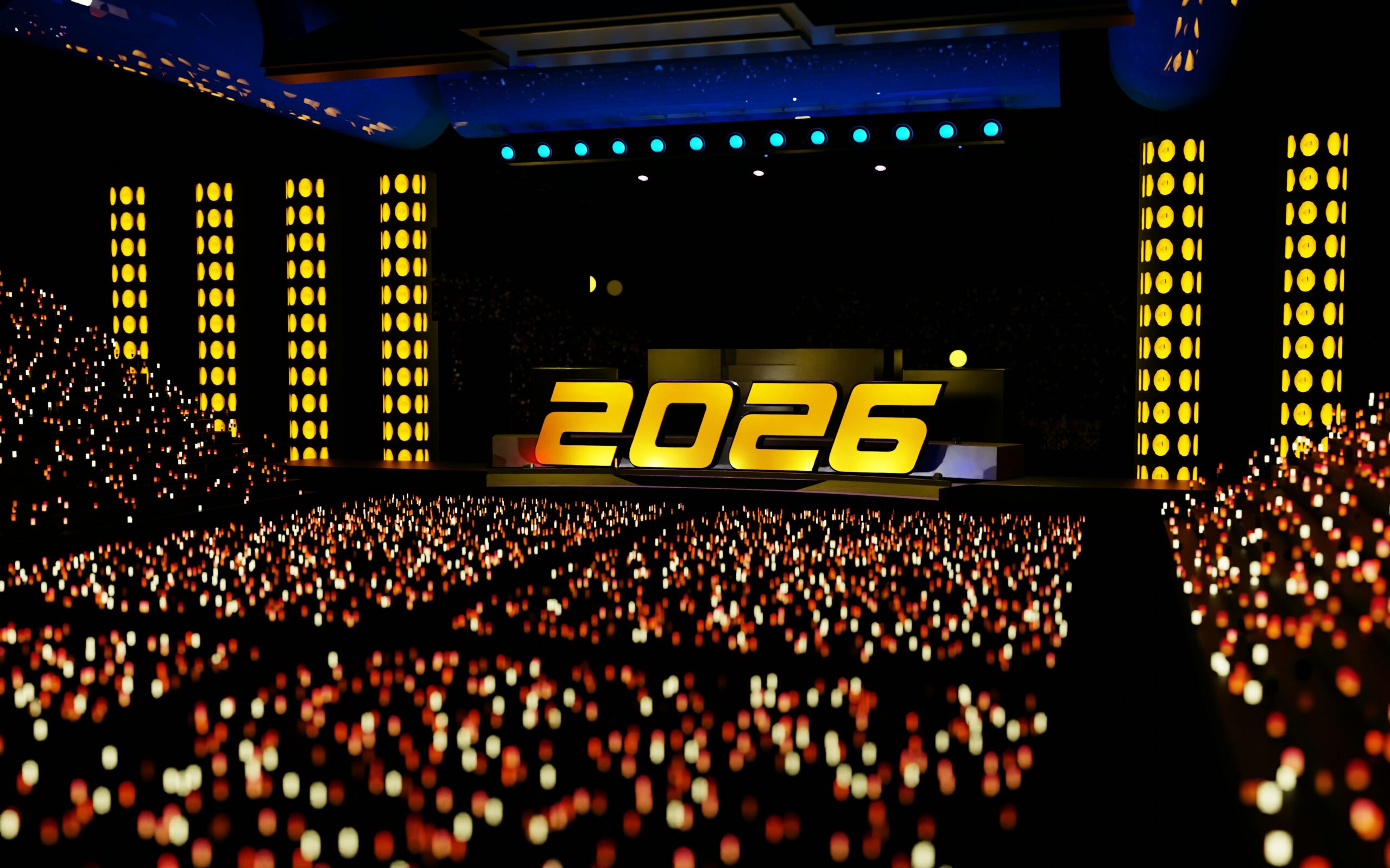 Korean temple New Year celebration